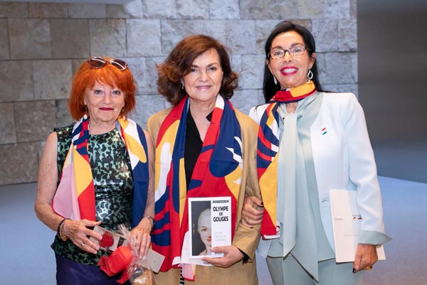 Emotivo homenaje a Olympe de Gouges y al feminismo, junto a Carmen Calvo y Julia Sevilla Merino - Topcomunicacion